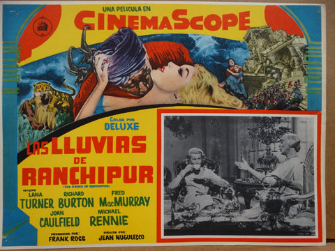 The Rains of Ranchipur (Las Lluvias de Ranchipur) Lobby Card