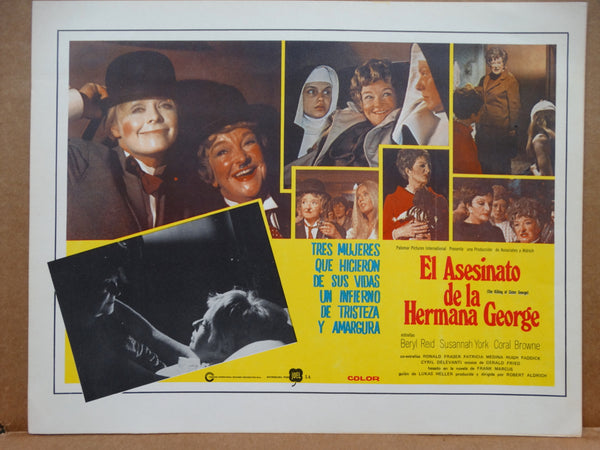 The Killing of Sister George (El Asesinato de la Hermana George) Lobby Cards, Set of 4