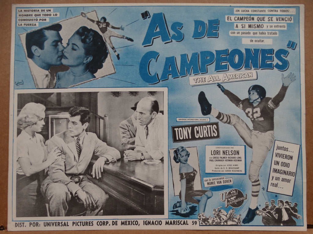 The All-American (As de Campeones) Lobby Card