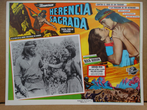 TAZA SON OF COCHISE 1954 (Herencia Sagrada) Set of 5 lobby cards