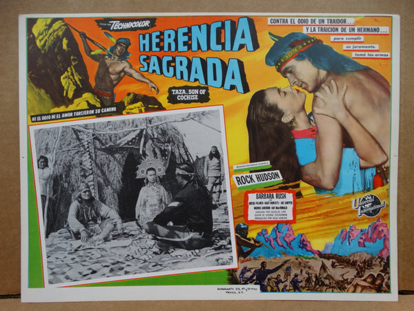 TAZA SON OF COCHISE 1954 (Herencia Sagrada) Set of 5 lobby cards
