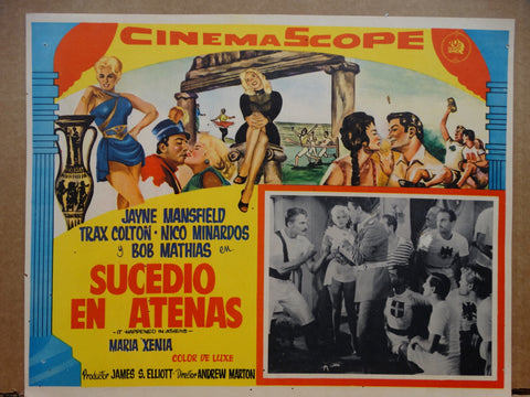 It Happened in Athens (Sucedo En Athens) 1962 Lobby Card