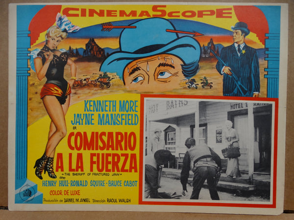 The Sheriff of Fractured Jaw 1958 (Comisario a La Fuerza) Lobby Cards