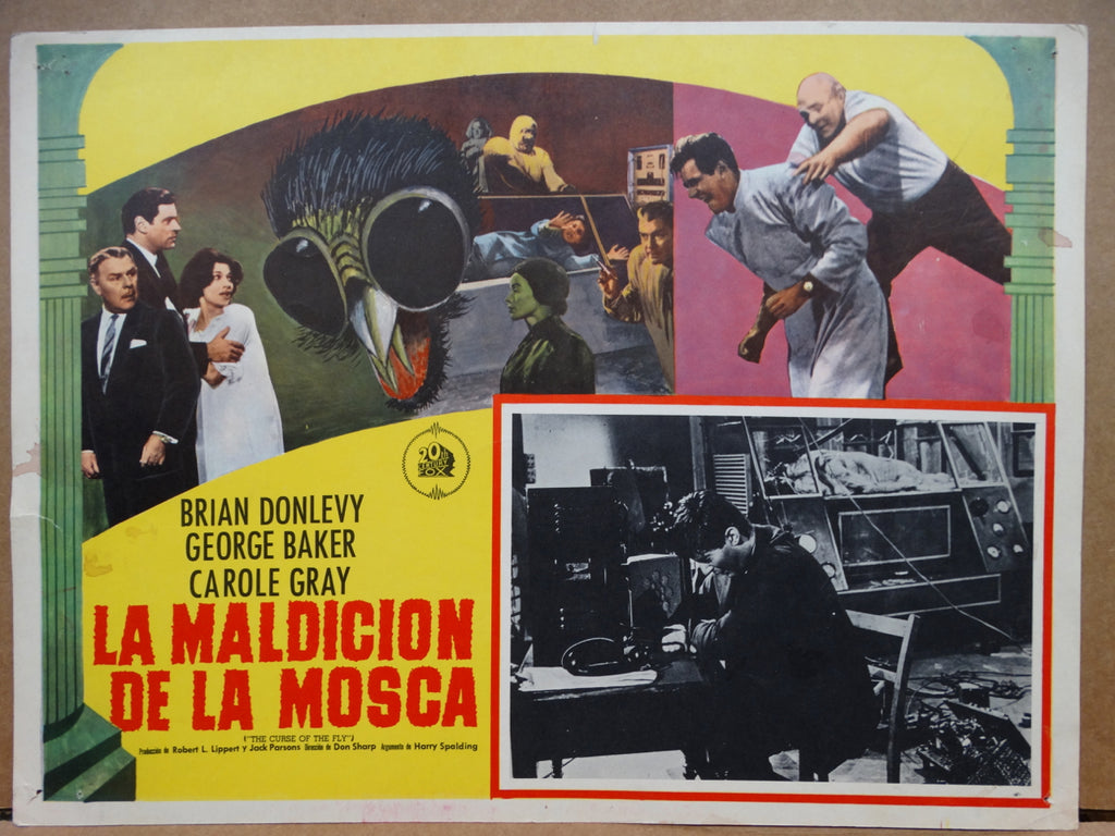 The Curse of the Fly 1965 (La Maldicion de la Mosca) Lobby Card