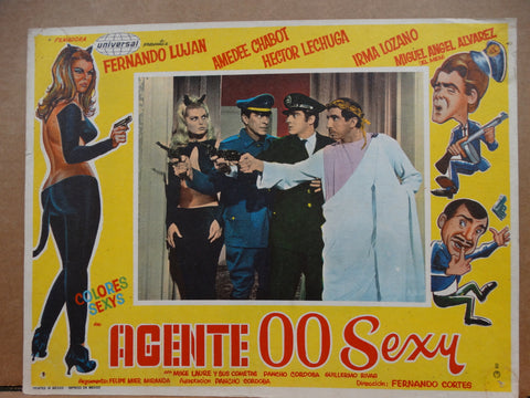 Agente 00 Sexy Lobby Card 1968