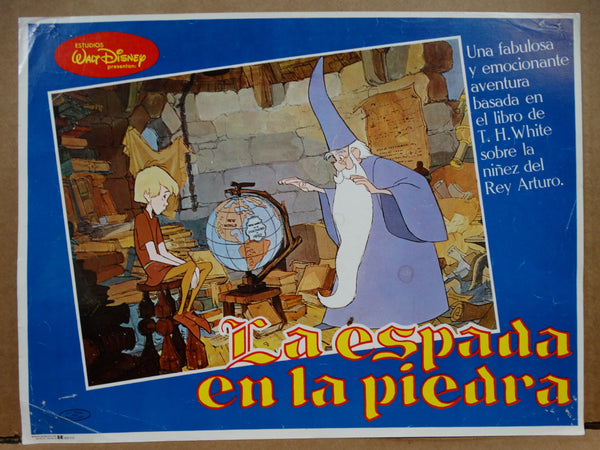 The Sword in the Stone 1963 (La Espada en la PIedra) Lobby Card