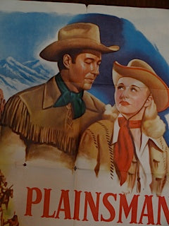 Movie Theatre Poster PLAINSMAN AND THE LADY
