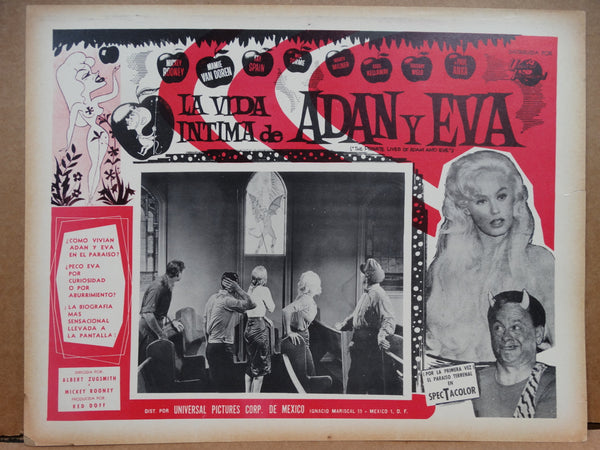 The Private Lives of Adam and Eve 1960 (La Intima Vida De Adan y Eva) Lobby Card