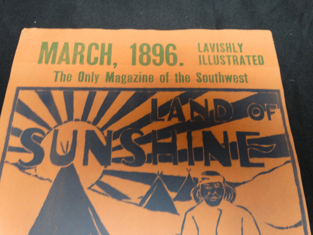 Land of Sunshine Poster: Native Americans, March 1896