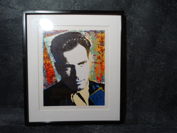Richard Duardo /Jim Evans joint portrait of Humphrey Bogart Serigraph 1985-89 AP1188