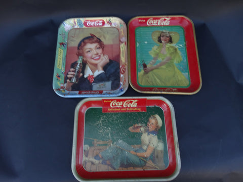 Vintage Coca-Cola Trays