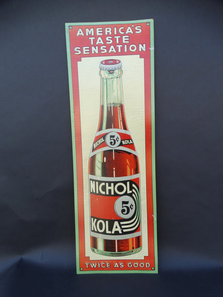 Vintage Nichol Cola Sign 1936-40