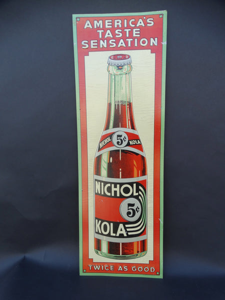 Vintage Nichol Cola Sign 1936-40