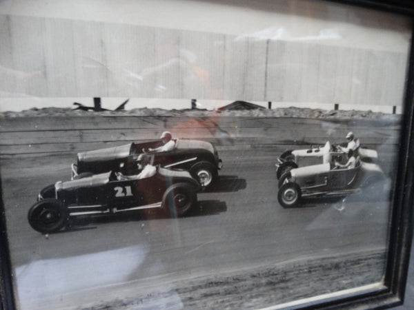 1940s Original Photograph of Highboy Racing