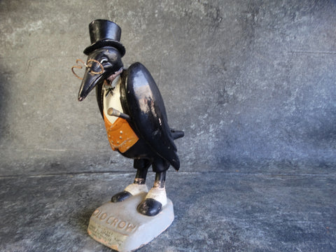 Old Crow Bourbon Advertising Display Figure 1930s AP1227