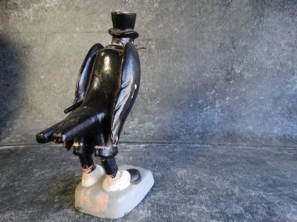 Old Crow Bourbon Advertising Display Figure 1930s AP1227