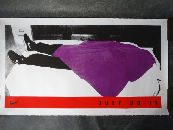 EXITING THE VEHICLE | JUST DO IT - a serigraph by Richard Duardo 1997 - AP1232