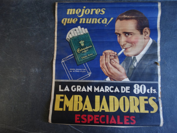 Embajadores Especiales Mexican Cigarette Advertising Poster AP1255