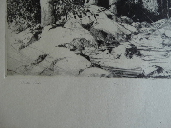 Mildred Bryant Brooks - South Fork - Etching AP1263