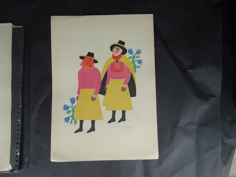 Carlos Mérida Carnival in Mexico Color Edition 49 Lithograph #10 AP1291