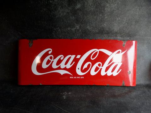 Coca-Cola Sled Sign c 1950s AP1319