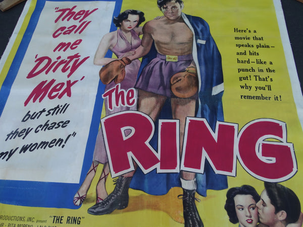 Original Exhibition Six-Sheet Poster for The Ring (1952) Starring Rita Moreno AP1357