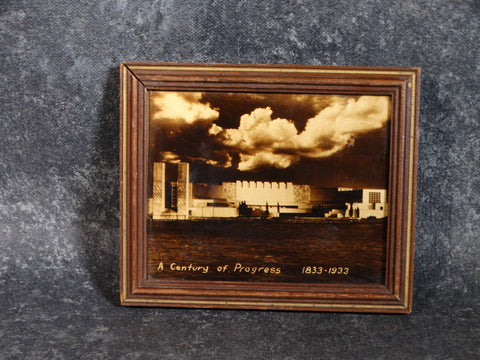 Century of Progress Electrical Building Gold Tone Photograph 1933 AP1414