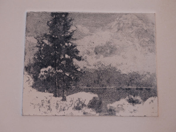 Thomas Hill McKay (1875-1941) View of a Lake - Etching AP1429