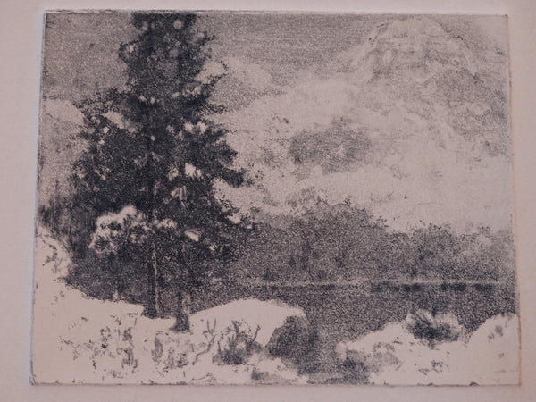 Thomas Hill McKay (1875-1941) View of a Lake - Etching AP1429