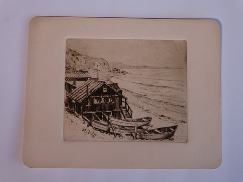 Thomas Hill McKay (1875-1941)  Malibu - Etching AP1431