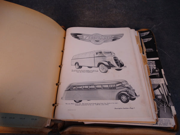 Studebaker 1936 Dealer Truck Book/Brochure AP1465