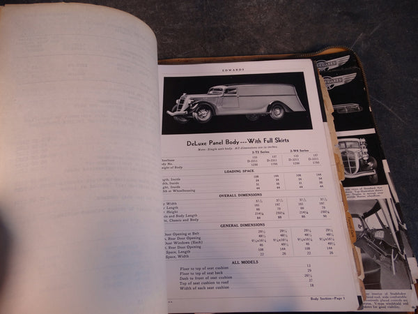 Studebaker 1936 Dealer Truck Book/Brochure AP1465