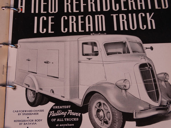 Studebaker 1936 Dealer Truck Book/Brochure AP1465