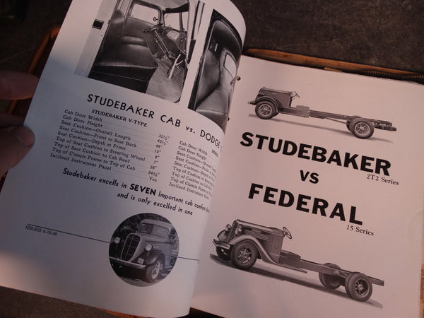 Studebaker 1936 Dealer Truck Book/Brochure AP1465