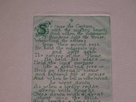 Bernhardt Wall - etching from his Lincoln Project - page 4 of Lincoln Poem -AP1533