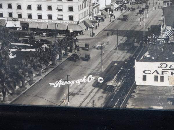 Aerograph Company - Panoramic B&W Photograph of Long Beach circa 1920 AP1543