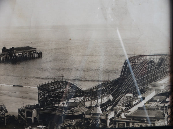 Aerograph Company - Panoramic B&W Photograph of Long Beach circa 1920 AP1543
