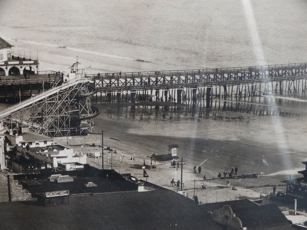 Aerograph Company - Panoramic B&W Photograph of Long Beach circa 1920 AP1543