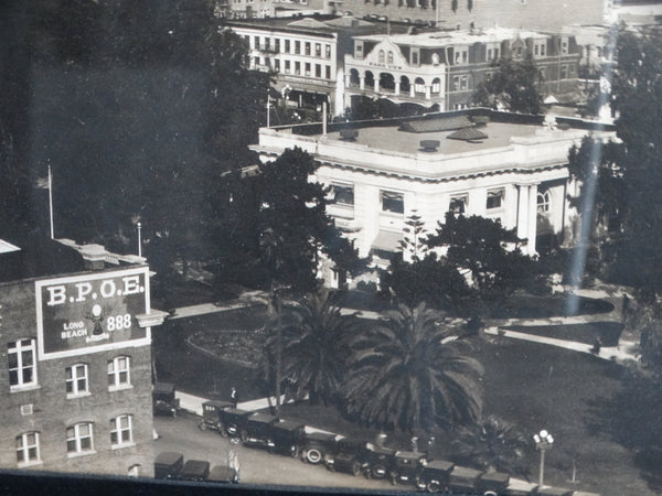 Aerograph Company - Panoramic B&W Photograph of Long Beach circa 1920 AP1543