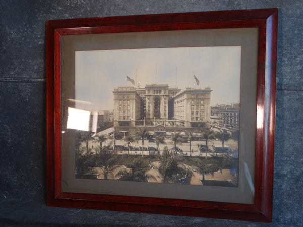 Hand-tinted Photograph of the US Grant Hotel in San Diego c 1914 AP1613