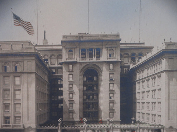 Hand-tinted Photograph of the US Grant Hotel in San Diego c 1914 AP1613