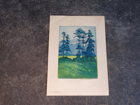 May Gearhart Color Block Print 1911