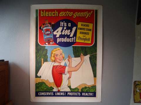 Clorox In-Store Poster - Bleach extra gently! - AP1660