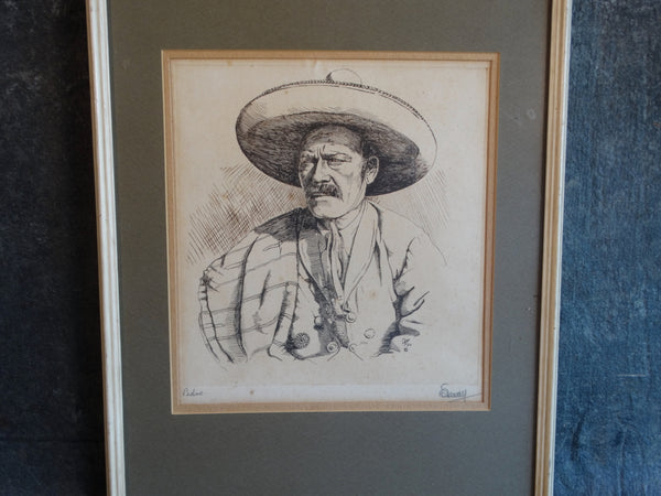 Pedro - Etching 1930 - Unidentified Artist AP1668