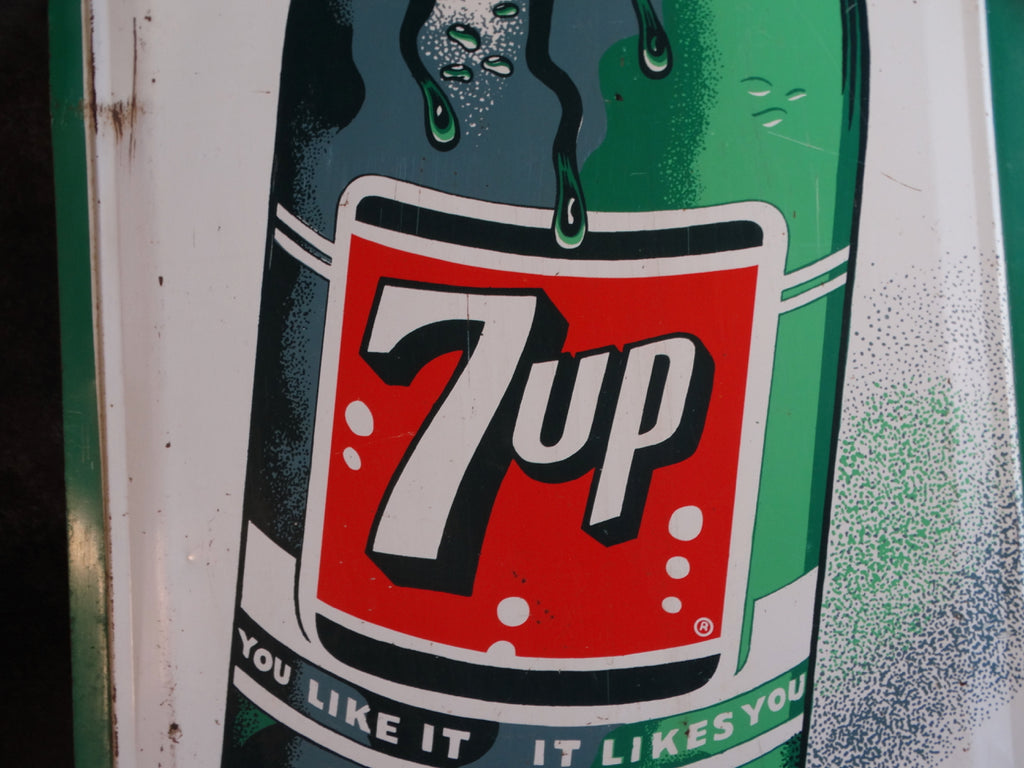 Rare Fresh-Up 7up Sign - Tin Litho AP1680 – Early California Antiques Shop
