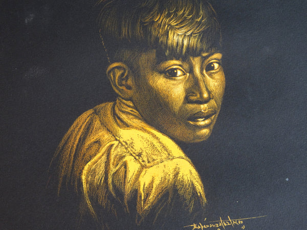 Esperanza Perez Martinez (1934-1998)  - Portrait of a Young Boy 1962 AP1694