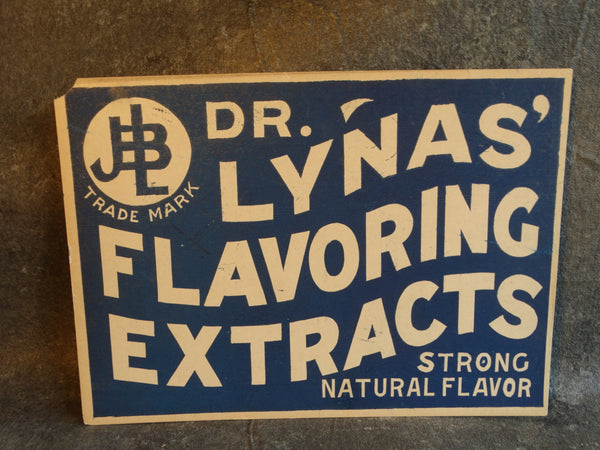 Vintage Store Display Poster: Dr Lynas' Flavoring Extracts AP1702
