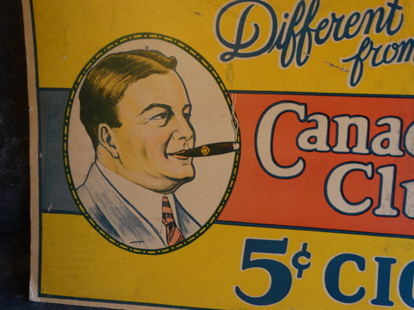 Vintage Store Advertising Poster for Canadian Club Cigars AP1703