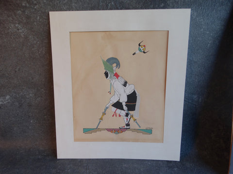 J D Roybal - Cricket Kachina - Silkscreen AP1741