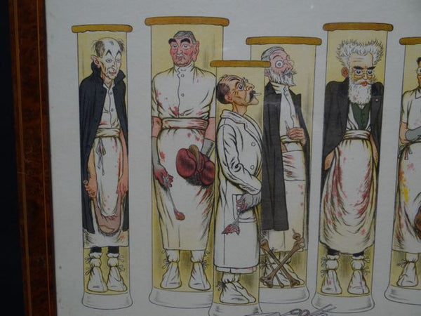 Adrien Barrère 1877-1931 French Medical School Faculty (The Surgeons) Lithograph